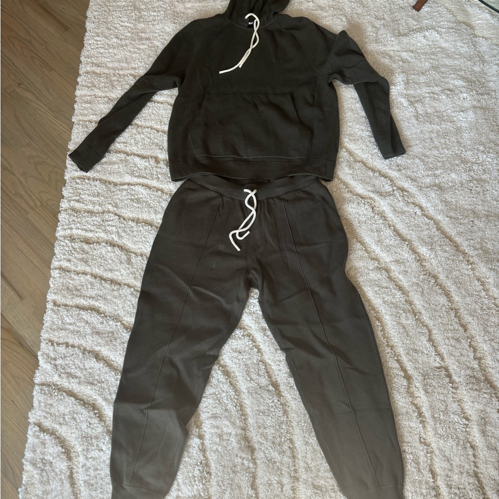 Dark Gray Hoodie and Jogger Set